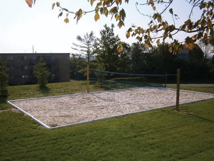 Sand Volleyball Court at apartments